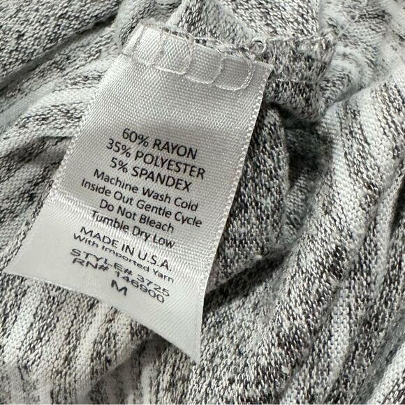 Stitch Fix Market & Spruce Grey Striped Dolman Top Women’s Medium - Picture 4 of 4